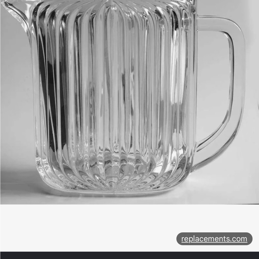 Vintage Villeroy & Bosh Crystal Pitcher, 32 oz.
